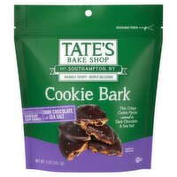 Tate's Bake Shop Dark Chocolate with Sea Salt Cookie Bark Chocolate Chip Cookies, 5 oz