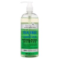 Renpure Advanced Extra Strength Tea Tree & Lemon Sage Refreshing Moisture Shampoo, 32 fl oz