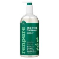 Renpure Tea Tree & Rosemary Plant-Based Shampoo, 24 fl oz