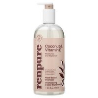 Renpure Coconut & Vitamin E Plant-Based Shampoo, 24 fl oz