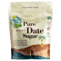 Heaven & Earth Pure Organic Date Sugar, 12 oz