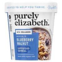 Purely Elizabeth Recipe No. 14 Blueberry Walnut Superfood Oatmeal, 2 oz