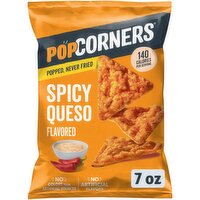 PopCorners Popped-Corn Snacks Spicy Queso Flavored 7 Oz