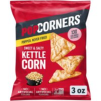 PopCorners Kettle Corn Popped-Corn Snacks Sweet & Salty 3 Oz