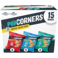 PopCorners Popped Corn Snacks Variety Pack 5/8 Oz, 15 Count