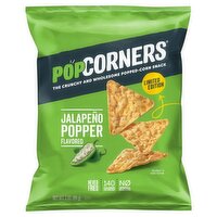 PopCorners Jalapeño Popper Flavored Popped-Corn Snack Limited Edition, 3 oz