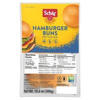 Schär Gluten-Free Soft & Sliced Hamburger Buns, 10.6 oz