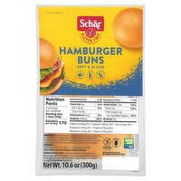 Schär Gluten-Free Soft & Sliced Hamburger Buns, 10.6 oz