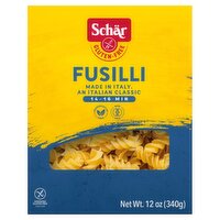 Schär Gluten-Free Fusilli Pasta, 12 oz, 12 Ounce