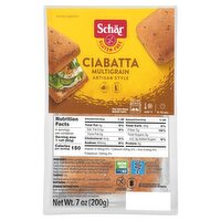 Schär Gluten-Free Artisan Style Multigrain Ciabatta, 4 count, 7 oz