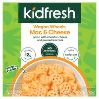 Kidfresh Wagon Wheels Mac & Cheese, 7.25 oz, 7.25 Ounce