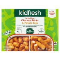 Kidfresh White Meat Chicken Sticks & Potato Tots, 6 oz
