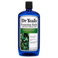 Dr Teal's Foaming Bath Relax & Relief with Eucalypts, 34 fl oz