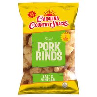 Carolina Country Snacks Salt & Vinegar Fried Pork Rinds, 3.25 oz