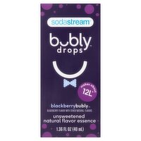 sodastream bubly drops Blackberrybubly Unsweetened Natural Flavor Essence, 1.36 fl oz