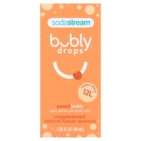 sodastream Peachbubly Peach Flavor Bubly Drops, 1.36 fl oz