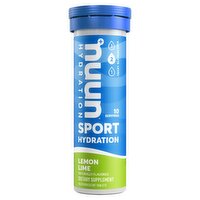 Nuun Sport Hydration Lemon Lime Dietary Supplement, 10 count