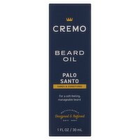 Cremo Palo Santo Tames & Conditions Beard Oil, 1 fl oz, 1 Fluid ounce