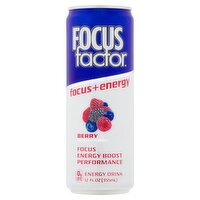 Focus Factor Focus+Energy Berry Energy Drink, 12 fl oz