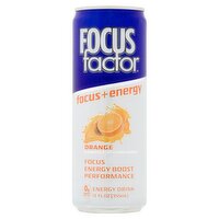 Focus Factor Focus+Energy Orange Energy Drink, 12 fl oz