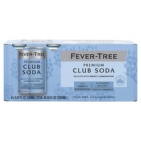 Fever-Tree Premium Club Soda, 5.07 fl oz, 8 count