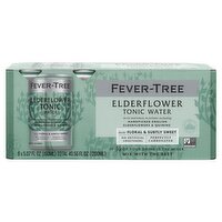 Fever-Tree Elderflower Tonic Water, 5.07 fl oz, 8 count