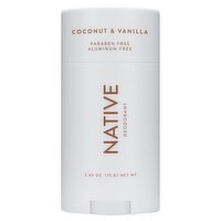 NATIVE Coconut & Vanilla Deodorant, 2.65 oz