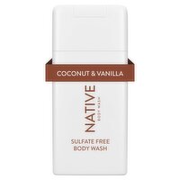 Native Coconut & Vanilla Body Wash, 3 fl oz