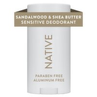 Native Sensitive Sandalwood & Shea Butter Deodorant, 2.65 oz