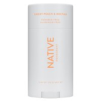 NATIVE Sweet Peach & Nectar Deodorant, 2.65 oz