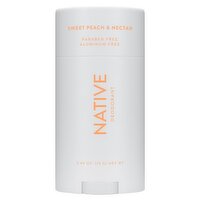 NATIVE Sweet Peach & Nectar Deodorant, 2.65 oz