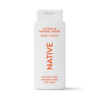 Native Citrus & Herbal Musk Body Wash  18oz