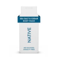 Native Sea Salt & Cedar Body Wash, 18 fl oz