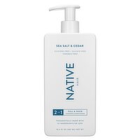 Native Full & Thick 2-in-1 Shampoo & Conditioner Sea Salt & Cedar 16.5 fl Oz.