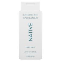 Native Cashmere & Rain Body Wash, 18 fl oz