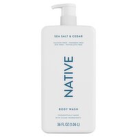 Native Sea Salt & Cedar Body Wash, 36 fl oz, 36 Fluid ounce