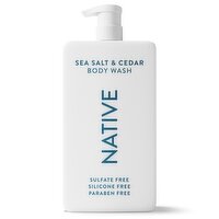Native Sea Salt & Cedar Body Wash  36oz, 36 Fluid ounce