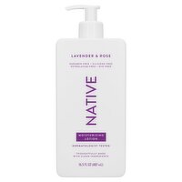 Native Lavender & Rose Moisturizing Lotion, 16.5 fl oz