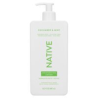 NATIVE Cucumber & Mint Moisturizing Lotion, 16.5 fl oz