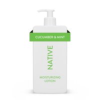 Native Moisturizing Hand & Body Lotion, Cucumber & Mint, Silicone Free, for Women and Men, 16.5 oz