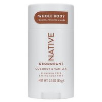 Native Coconut & Vanilla Deodorant, 2.3 oz