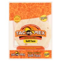 Tacomex Soft Taco Flour Tortillas, 10 count, 14.82 oz