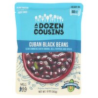 A Dozen Cousins Mild Cuban Black Beans, 10 oz