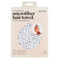 Kitsch Quick-Drying Microfiber Hair Towel, 1 count