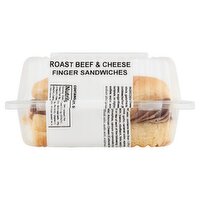 Fresh Creative Cuisine Roast Beef & Cheese Finger Sandwiches, 6.5 oz