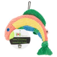 HuggleHounds Rainbow Trout Dog Toy