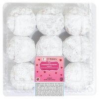 CT Bakery Mini Powdered Raspberry Donuts, 9 count, 12.06 oz, 12.06 Ounce