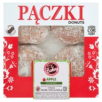 CT Bakery Apple Paczki Donuts, 4 count, 14.81 oz, 14.81 Ounce