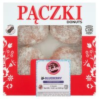 CT Bakery Blueberry Paczki Donuts, 4 count, 14.81 oz