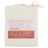 Madison Luxury Home Antimicrobial Copper Infused Bed Sheets Set, Full Size